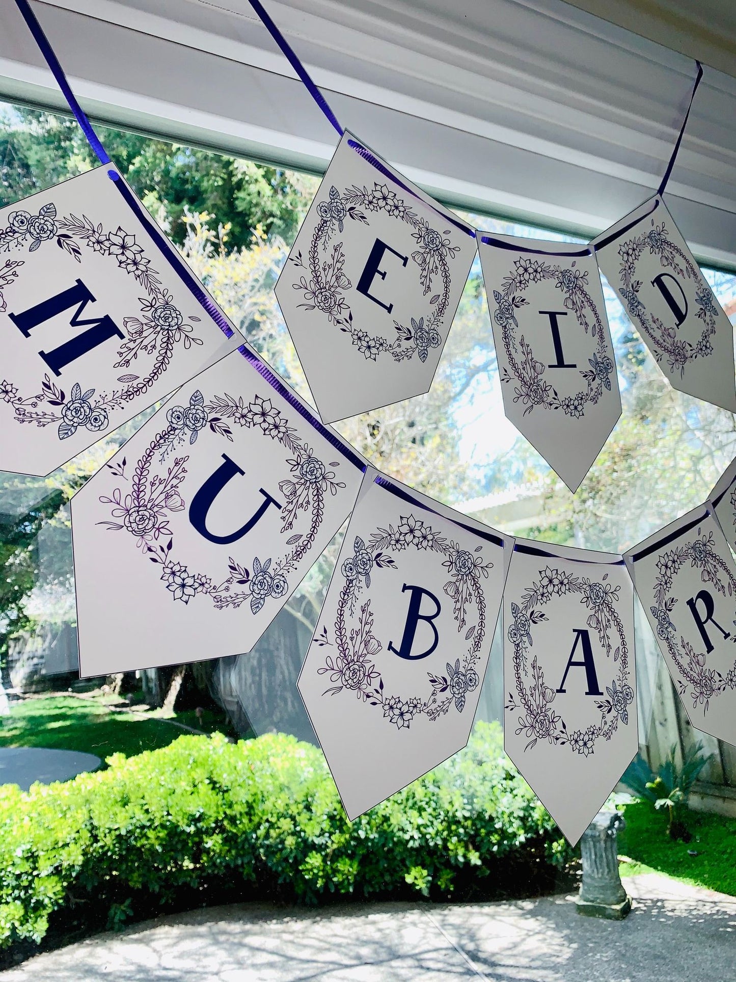 Eid Mubarak Bunting (Purple)