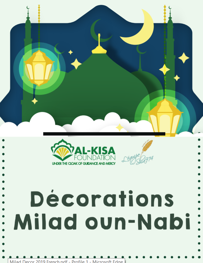 Milad un Nabi Decorations (French)