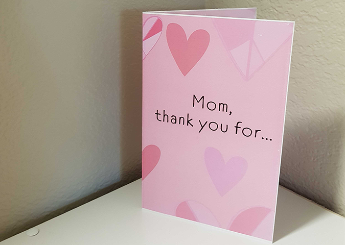 Mother's Day Card - Heart